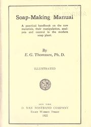 Cover of: Soap-making manual