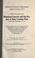 Cover of: Specifications for bituminous concrete with one product of stone crushing plant, adopted October 14, 1915 ...