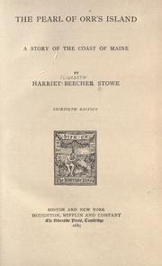Cover of: The pearl of Orr's island by Harriet Beecher Stowe