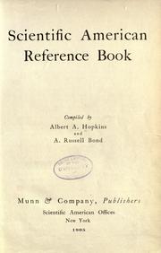 Cover of: Scientific American reference book by Albert A. Hopkins