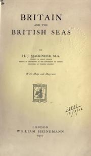 Cover of: Britain and the British seas