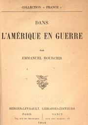 Cover of: Dans l'Amérique en guerre