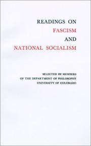 Cover of: Readings on fascism and national socialism