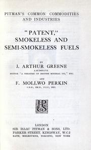 Cover of: "Patent", smokeless and semi-smokeless fuels