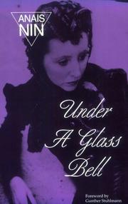 Cover of: Under Glass Bell (Swallow Paperbook) by Anaïs Nin