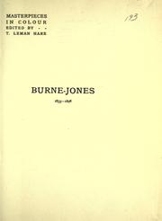 Cover of: Burne-Jones by A. L. (Alfred Lys) Baldry