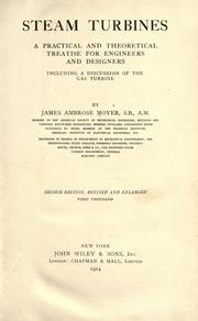 Cover of: Steam turbines by Moyer, James Ambrose, Moyer, James Ambrose