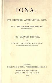 Cover of: Iona: its history, antiquities, etc.