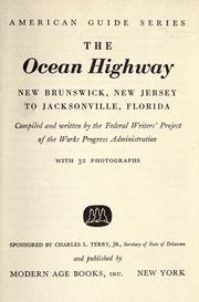 Cover of: The ocean highway: New Brunswick, New Jersey to Jacksonville, Florida