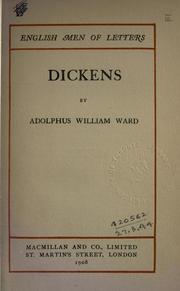 Cover of: Dickens.