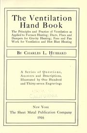 The ventilation hand book by Hubbard, Charles L.