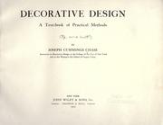 Cover of: Decorative design