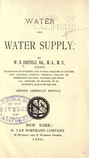 Cover of: Water and water supply