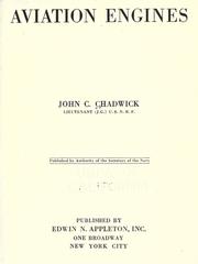 Aviation engines by John Campbell Chadwick