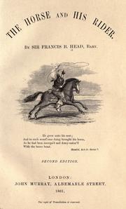 Cover of: The horse and his rider.