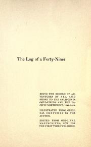Cover of: The log of a forty-niner by Richard Lunt Hale