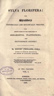 Sylva florifera by Phillips, Henry