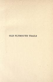 Cover of: Old Plymouth trails by Winthrop Packard, Winthrop Packard