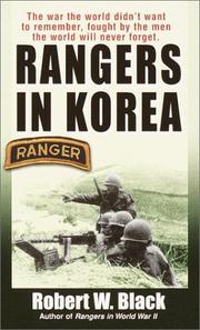 Cover of: Rangers in Korea by Robert W. Black