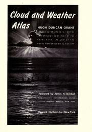 Cover of: Cloud and weather atlas