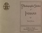 Cover of: Photographic studies of Indians