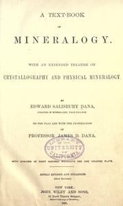 Cover of: A text-book of mineralogy. by Edward Salisbury Dana