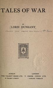 Cover of: Tales of war. by Lord Dunsany