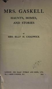 Mrs. Gaskell by Esther Alice Chadwick