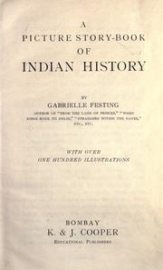 Cover of: A picture story-book of Indian history