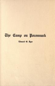 Cover of: The camp on Poconnuck by Dyer, Edward O.