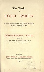 Cover of: Works. by Lord Byron