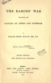 The barons' war by William Henry Blaauw