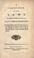 Cover of: A short view of the laws now subsisting with respect to the powers of the East India company to borrow money under their seal, and to incur debts in the course of their trade, by the purchase of goods on credit, and by freighting ships on other mercantile transactions.