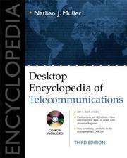 Cover of: Desktop encyclopedia of telecommunications by Nathan J. Muller
