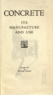 Cover of: Concrete by Koehring Company.