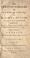 Cover of: The genuine remains in verse and prose of Mr. Samuel Butler ...