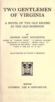 Cover of: Two gentlemen of Virginia by George Cary Eggleston