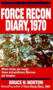 Cover of: Force recon diary, 1970