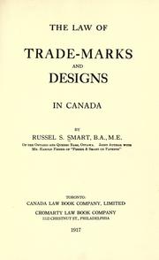 The law of trade-marks and designs in Canada