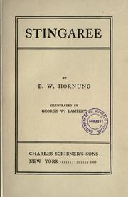 Cover of: Stingaree by E. W. Hornung