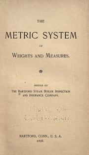 Cover of: The metric system of weights and measures