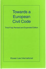 Cover of: Real Security regarding Immovable Objects - Reflections on a Euro-Mortgage: Chapter 42  of  "Towards a European Civil Code"
