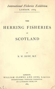 Cover of: The herring fisheries of Scotland by Robert William Duff