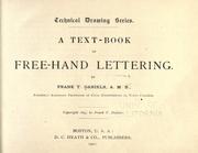 Cover of: A text-book of free-hand lettering. by Frank Thomas Daniels