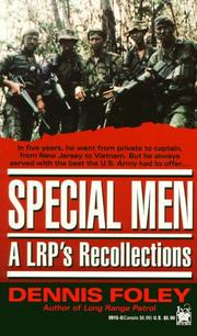 Cover of: Special men: a LRP's recollections