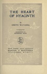 Cover of: The heart of Hyacinth by Watanna, Onoto