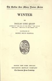 Winter by Dallas Lore Sharp
