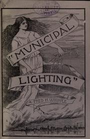 Cover of: Municipal lighting by Fred H. Whipple