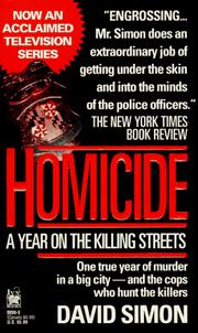 Cover of: Homicide by David Simon