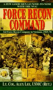 Cover of: Force Recon Command by Alex Lee